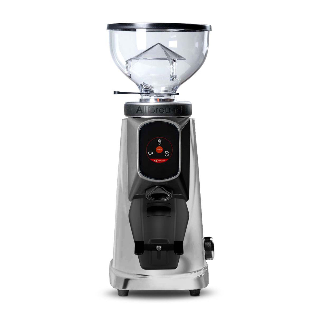 allground sense bright silver grinder