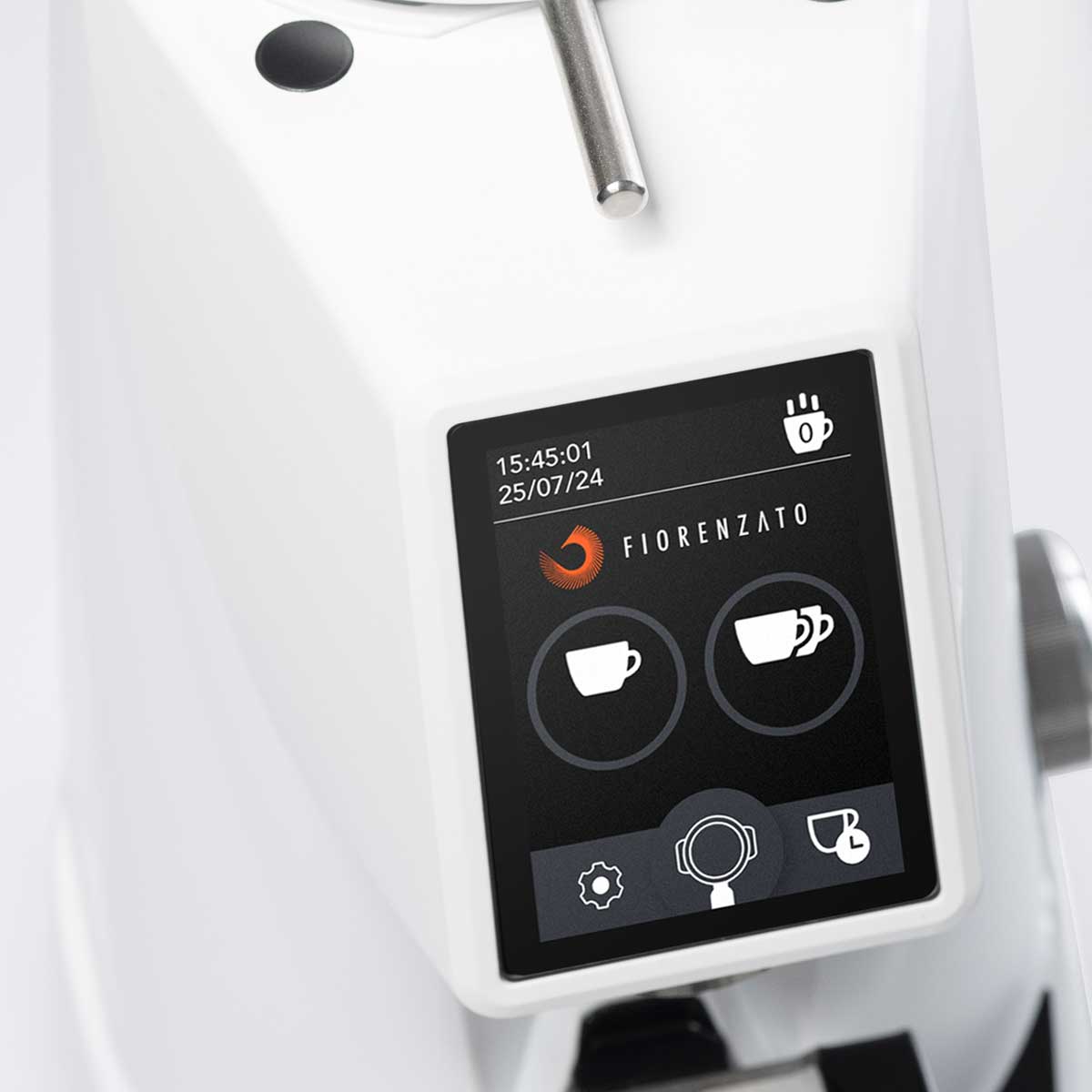F4 EVO On Demand Espresso Grinder - White – Fiorenzato USA