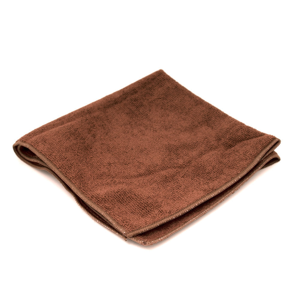 barista basics microfiber bar cloth brown