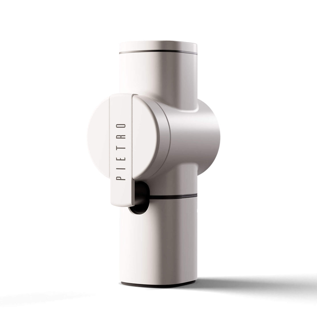 white Pietro handheld coffee grinder