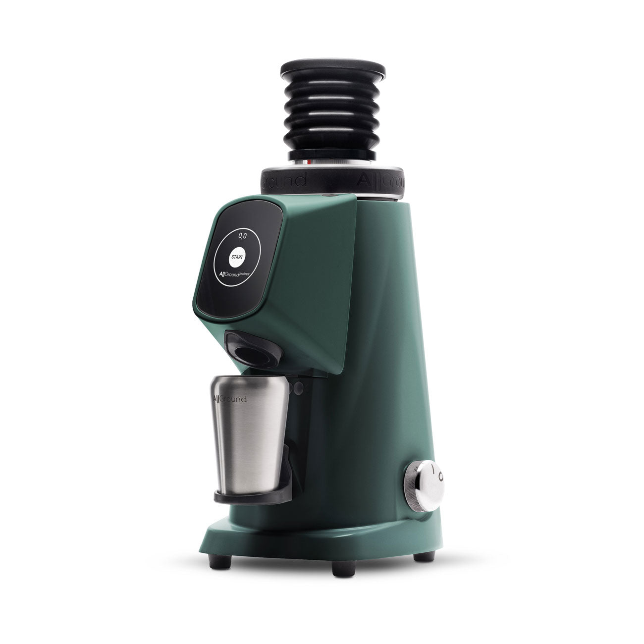 AllGround ProBrew Single Dose Home Coffee Grinder - Forest Green