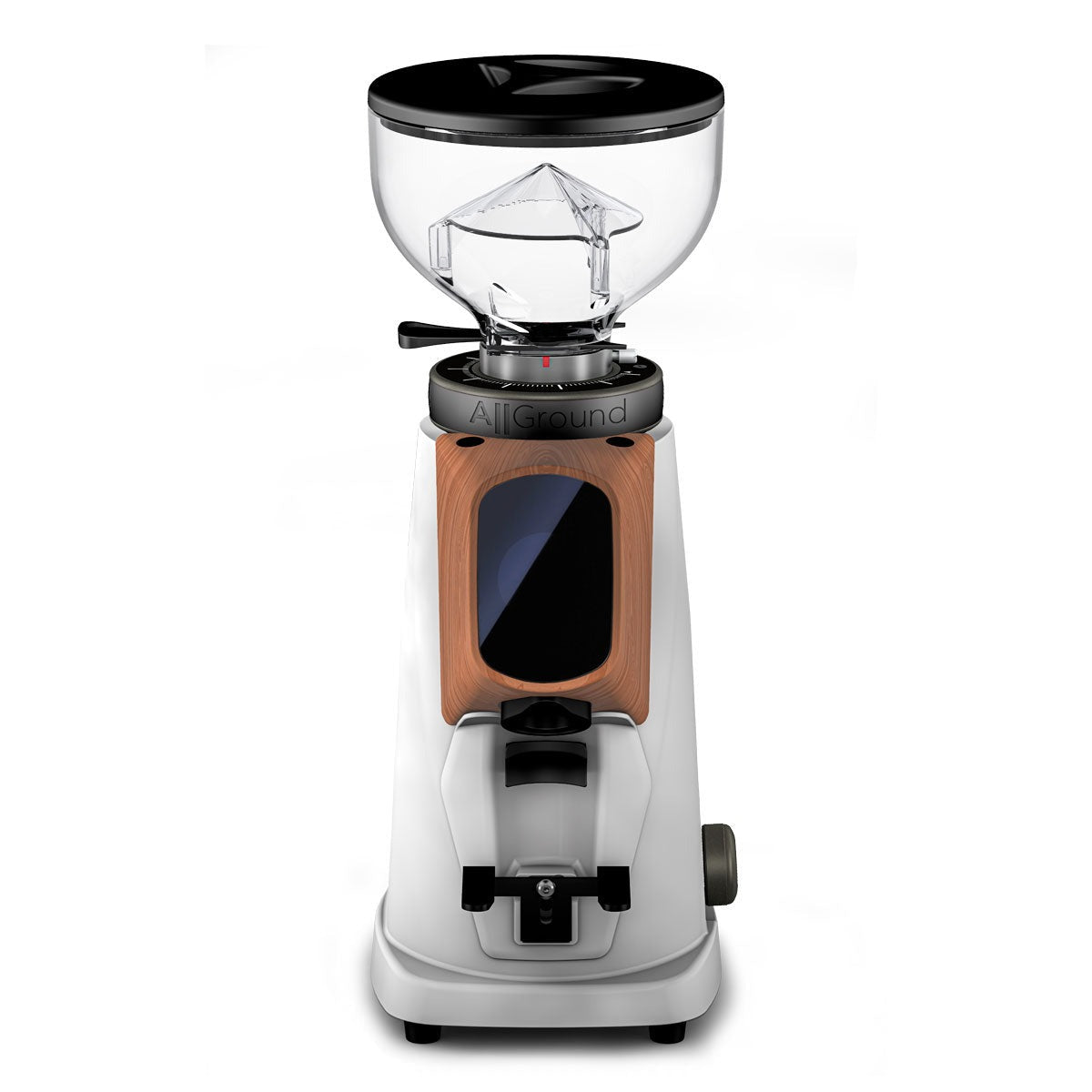 AllGround Sense Home Coffee Grinder - White w/ Wood – Fiorenzato USA