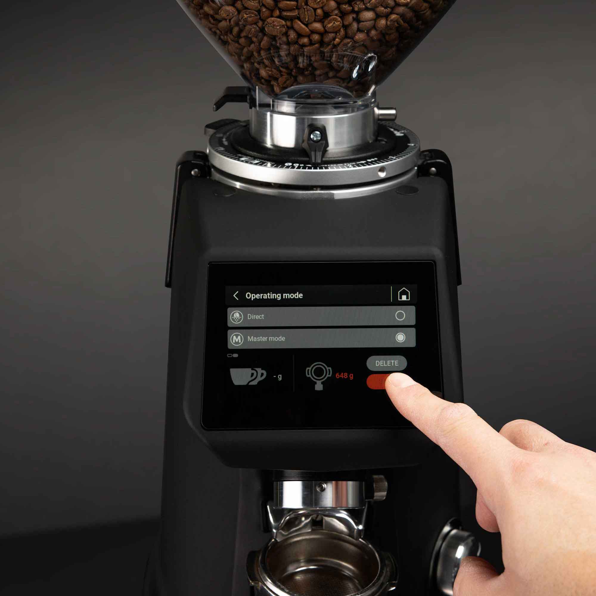 F64 EVO PRO SENSE On Demand GBW Espresso Grinder - Matte Black ...