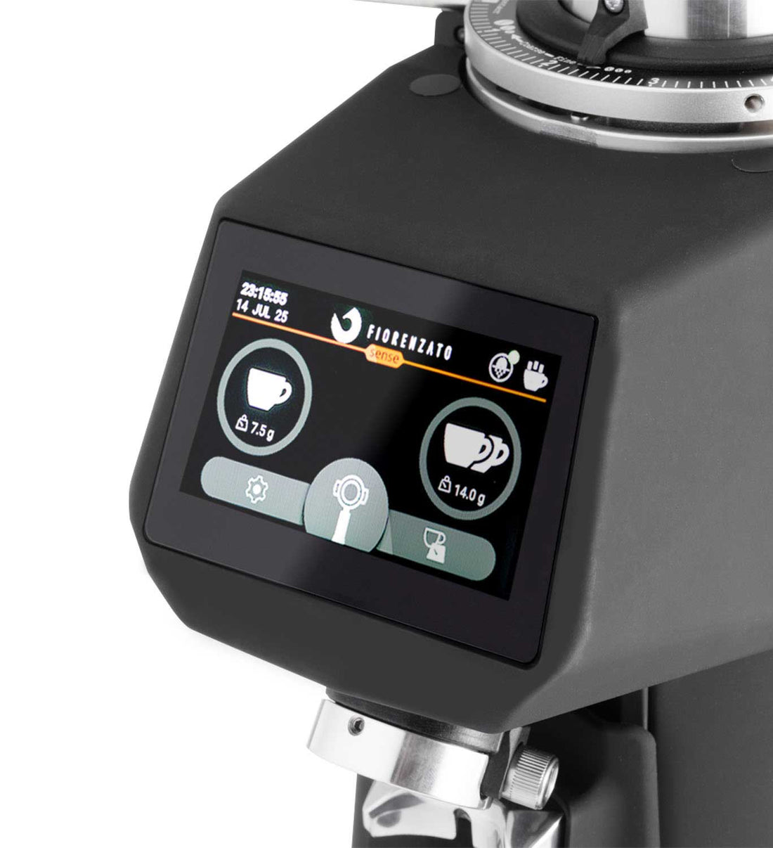 Fiorenzato F83 E PRO SENSE On Demand GBW Espresso Grinder - Matte Black