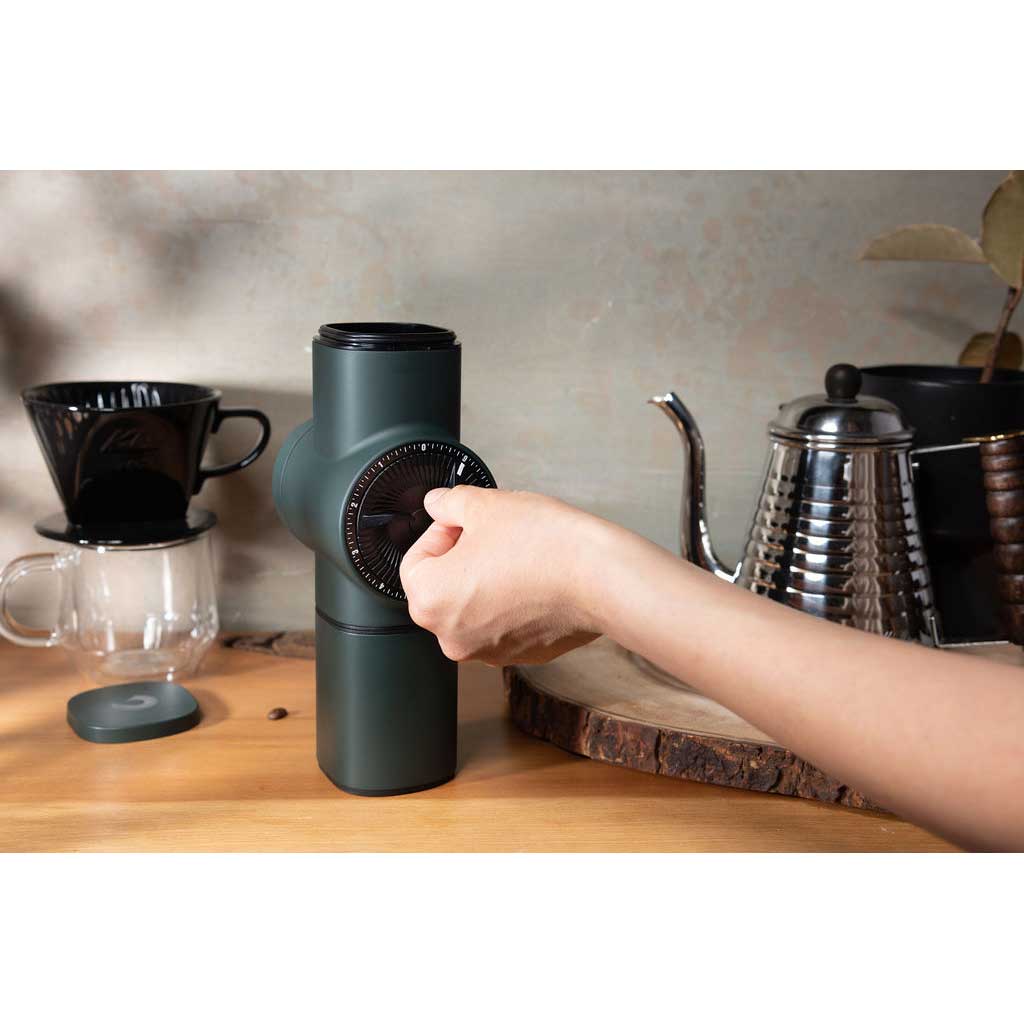 pietro hand grinder and Kalita brewing tools