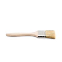 3 inch flat brush with natural bristles