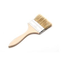 3 inch flat brush with natural bristles