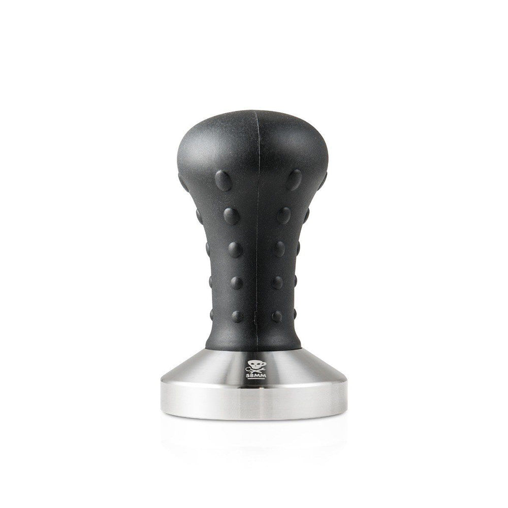 58mm flat tamper with textured handle