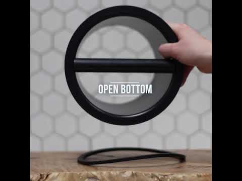 6 inch round knockbox open bottom video