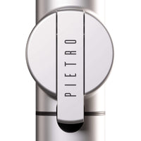 silver Pietro handheld coffee grinder