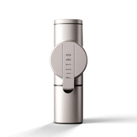 silver Pietro handheld coffee grinder